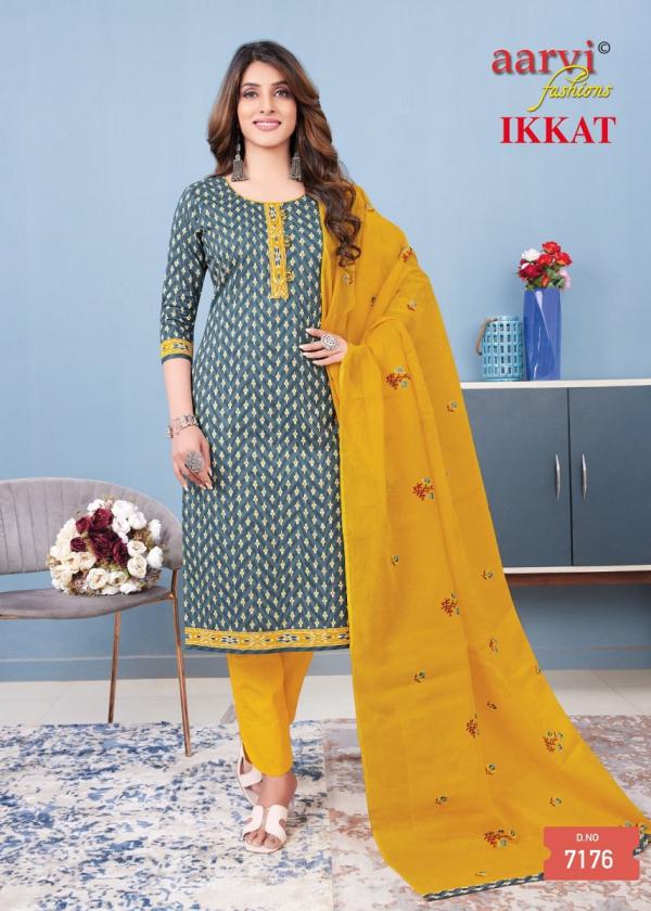 aarvi ikkat vol 1 Ready Made Cotton Printed Collection